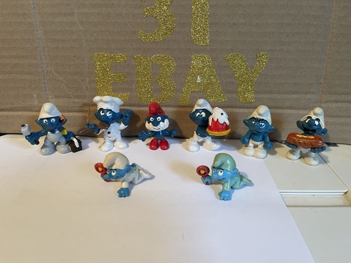 The smurfs vtg 80s pvc - the,