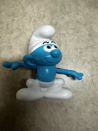 The smurfs movie blue white - smurfs, 4"